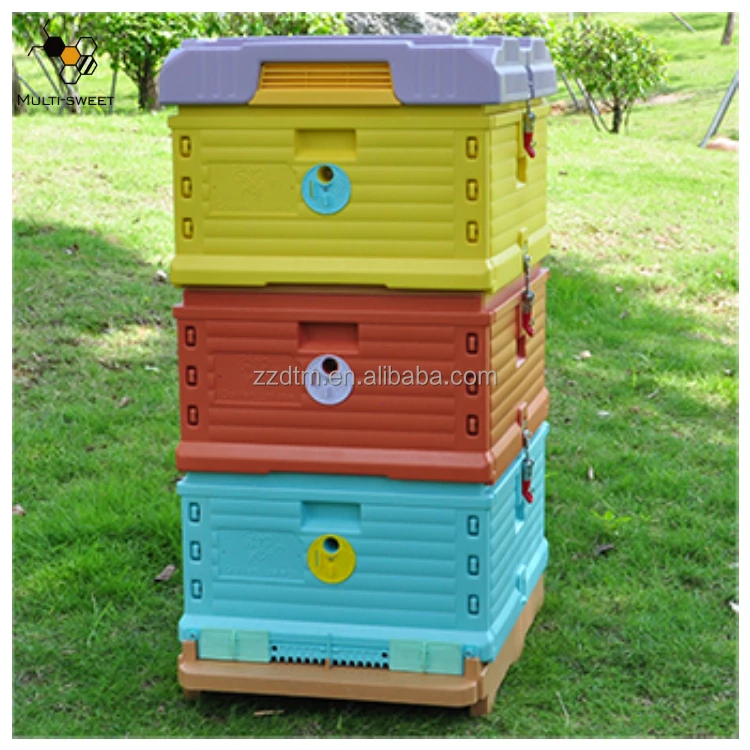 Plastic Bee Boxes Warehouse Stock HDPE Beehive Insulated Plastic Bee Hive