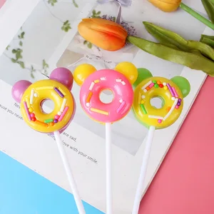 Wholesale  Halal Certified Fruit Flavored Soft Hard Candy for Children Acid Sugar Ball  Small Shop Snacks Candy Donut Lollipop