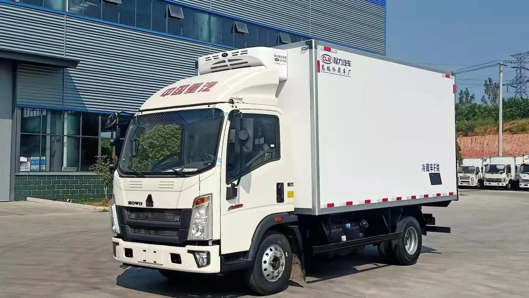 product direct sale small cargo van double cabin refrigerator new diesel manual transmission food ice cream refrigerated truck for ghana-6