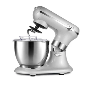 Household GS Certified 500W 3-Speed Electric Stand Mixer 6L Stainless Steel Bowl Transparent Anti-Splash Lid Egg Mixer 1 Year