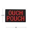 OUCH POUCH (พื้นหลังสีดำ ตัวอักษรสีแดง)