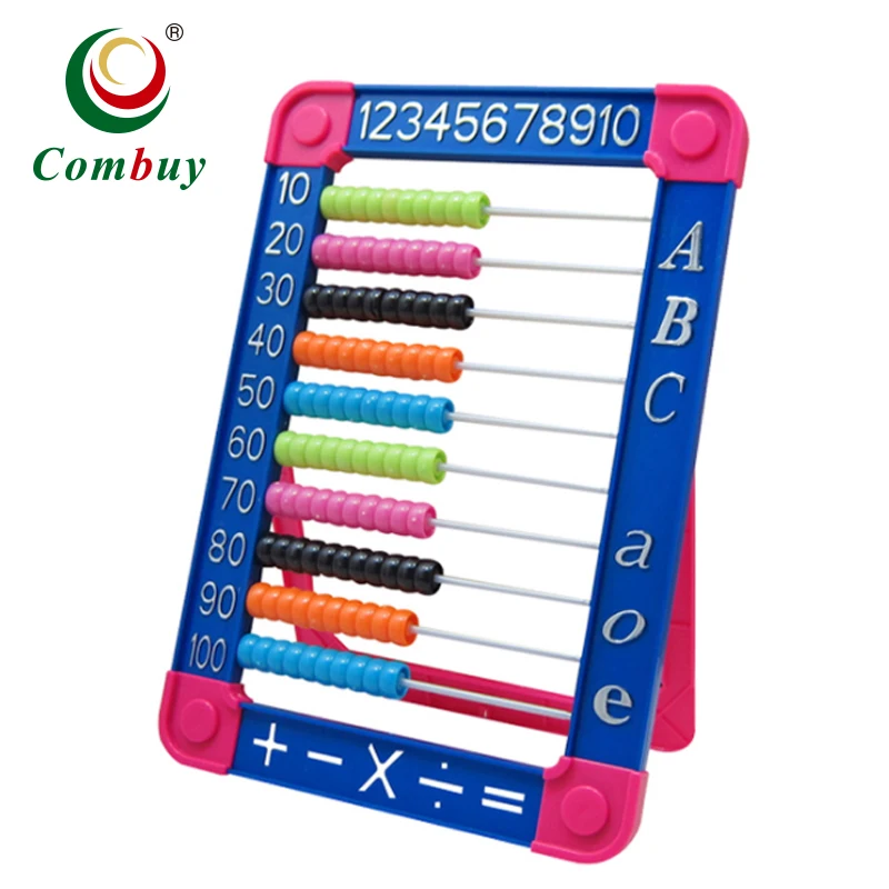 LQKYWNA Colorful Childrens Abacus 7-speed 5 Beads Student Abacus Plastic Toddler Toys Gift for Children 