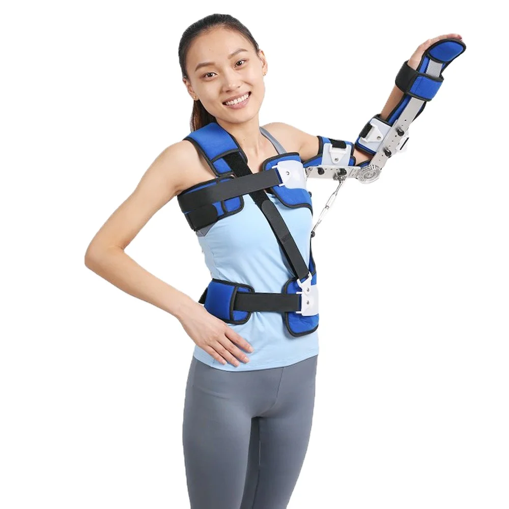 Medical Adjustable Upper Limb Fixation Device Shoulder Abduction Orthosis for Pain Release