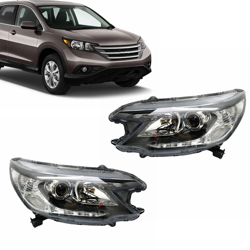 قطع غيار السيارات OEM سيارة الجبهة DRL متتابعة بدوره إشارة كامل ضوء المصباح HID LED مصباح لهوندا CRV CR-V 2012 2013 2014