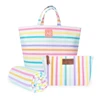 Striped tote bag:52*42*10cm