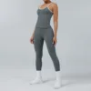 Vest in graphite gray, trousers in graphite gray