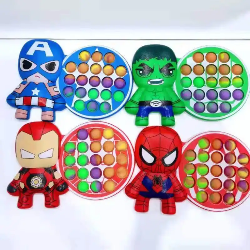 superhero pop it fidget toy