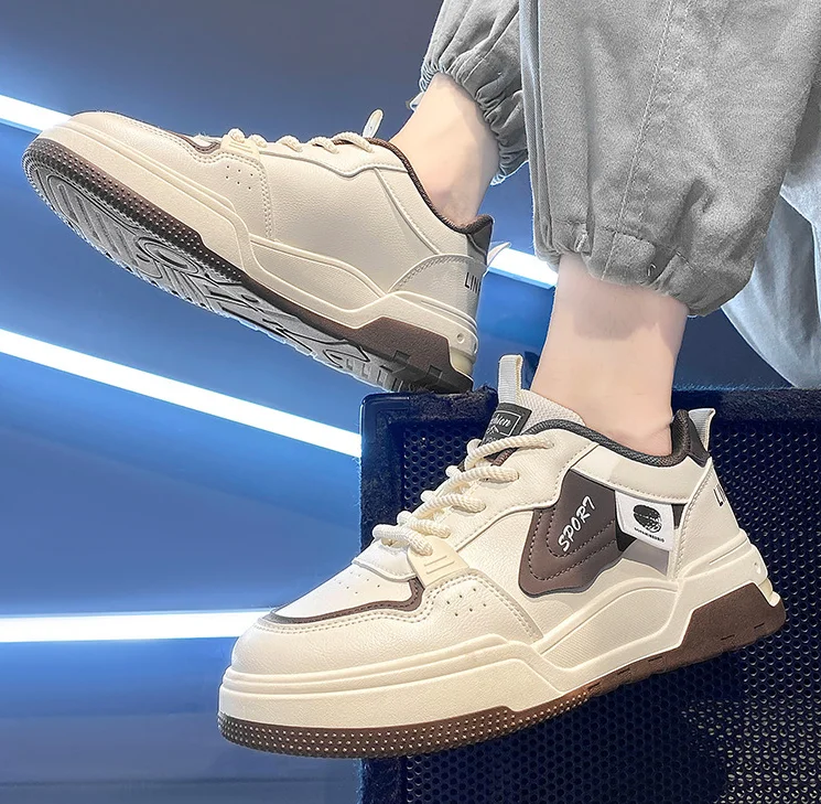 Men's Shoes Summer Breathable 2024 New Versatile Sports and Casual Board Shoes Unique Original Men's Trendy Shoes