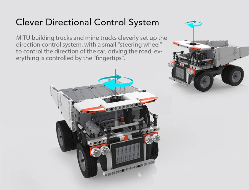 Xiaomi Youpin ONEBOT Smart Building Blocks Toy Mine Truck Car Robot Mining Truck Cars Toys For Children