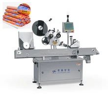 XT-2610 Automatic Horizontal Packaging Labeling Machine for Lipstick Tubes Small Round Bottle Sticker Labeler Machine