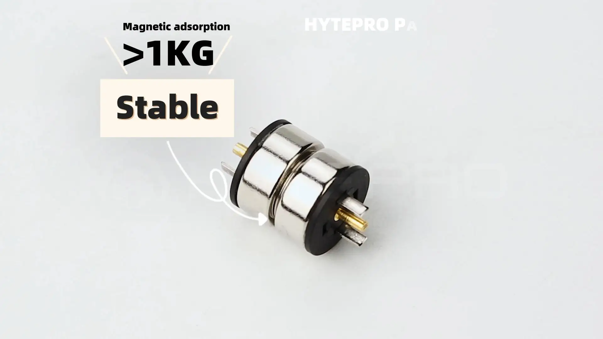 Circular 2 Pogo Pin Power Wire Connector Electrical Connector