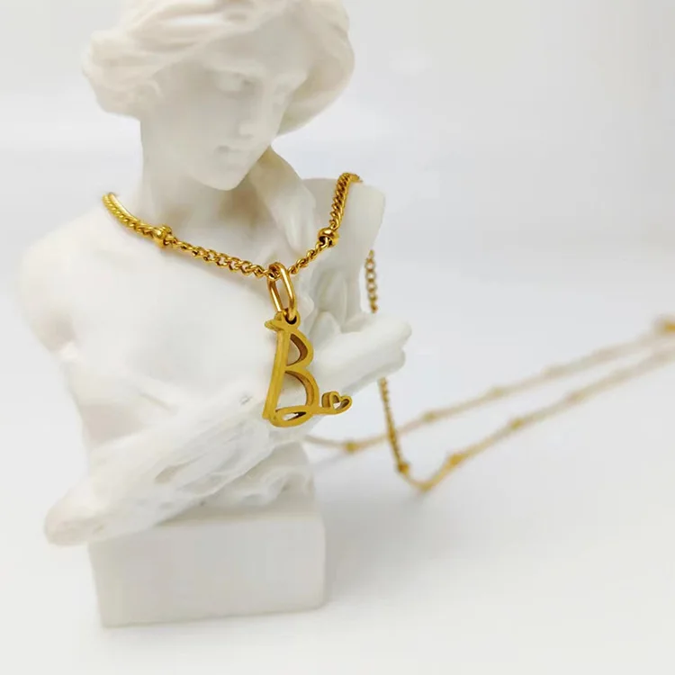 Alphabet Pendant Necklace