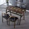 120*60 mesa y cuatro sillas maquillaje facial