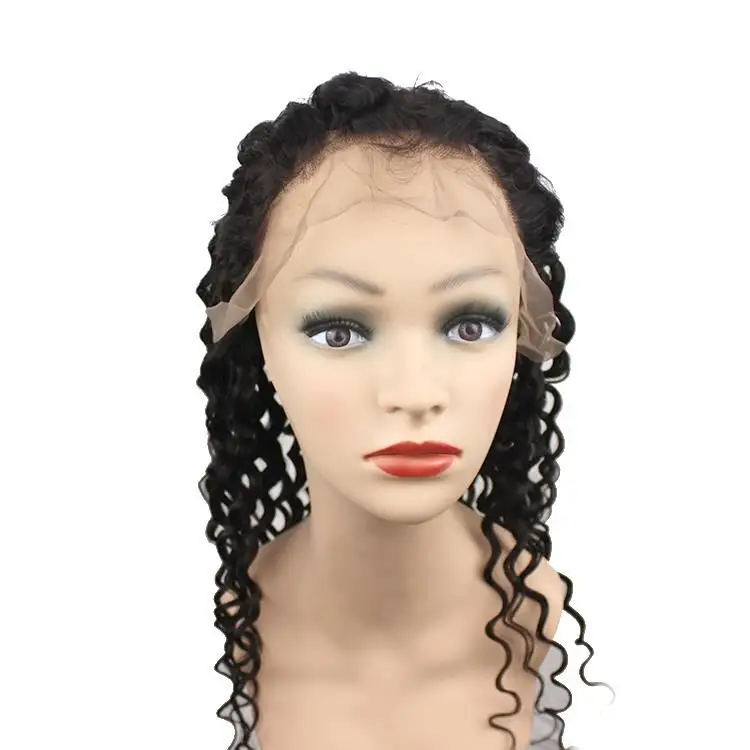 Top Sale New Style Deep Wave Brazilian Virgin Human Hair Full Lace Wig -  Buy Wig,Full Lace Human Hair Wig,Wigs For Black Women Product on 