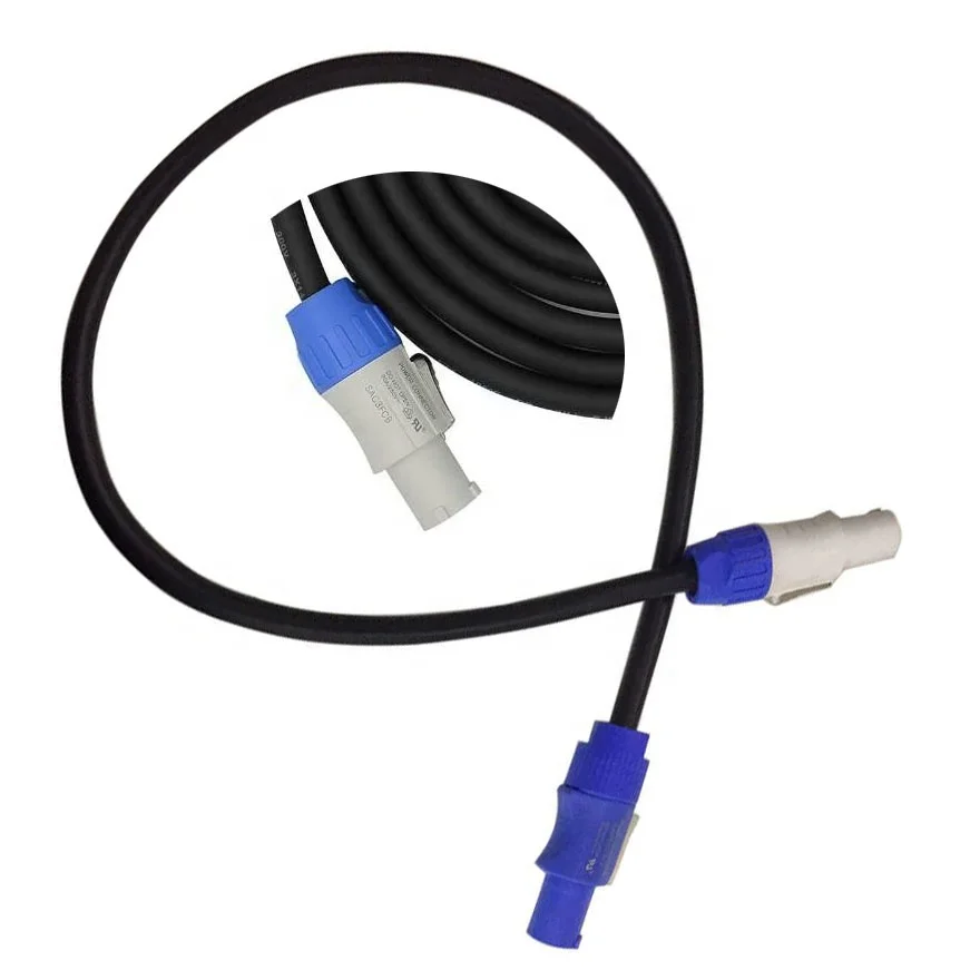 IP65 LED Speakon Powercon Female Locking Audio Cables for