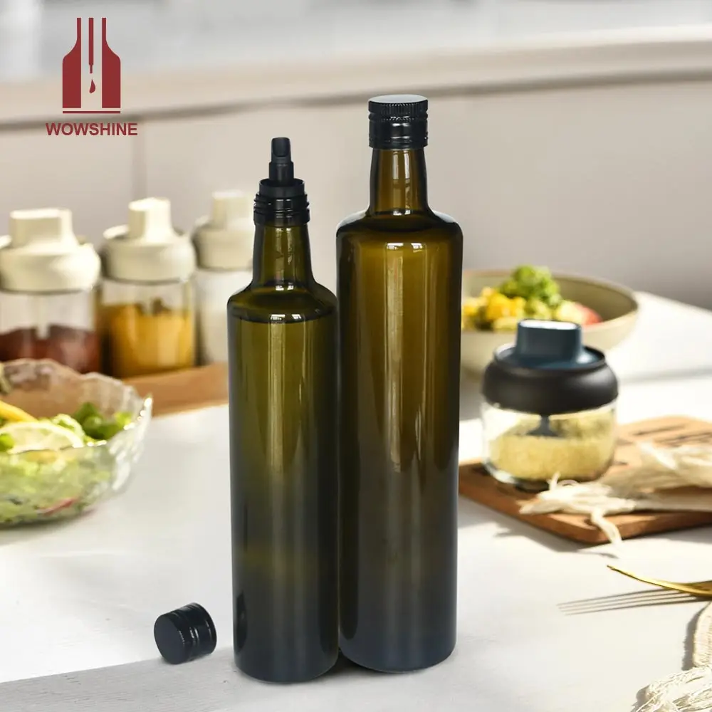 Kitchen Glass Bottle Spout Set Oil/venigar/sauce Pourer Out Buy Glass