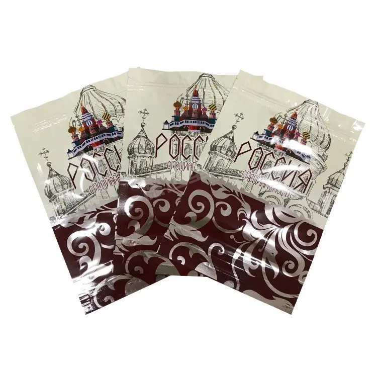 Custom Printed 3.5 Baggies Stand Up Ziplock Resealable Smell Proof Packaging Mylar Bags manufacture