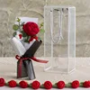 Caja pequeña para mascotas rosa-roja