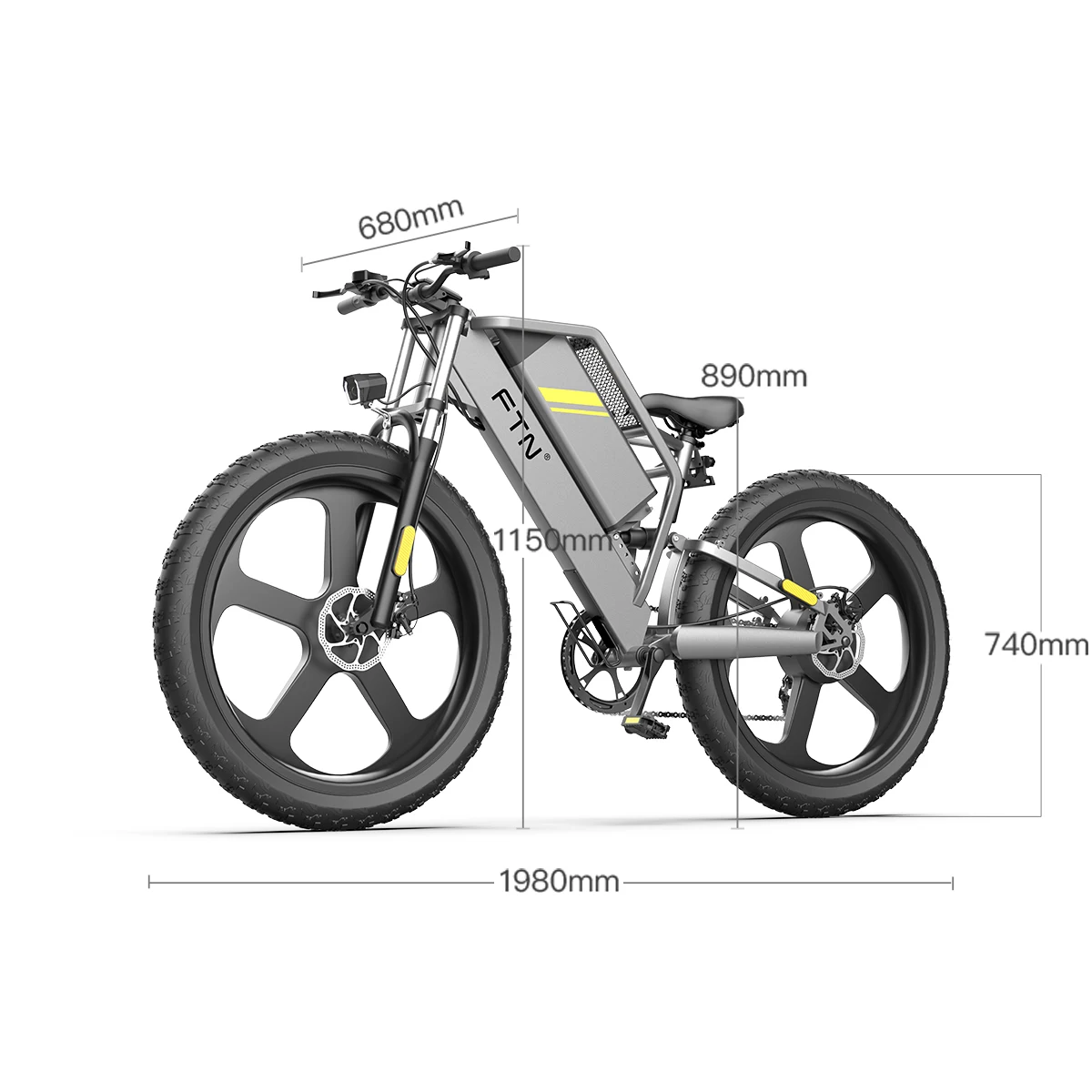 Us Warehouse Coswheel T26 Fat Tire E Bike 48v 750w Electric Mountain