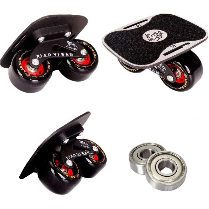 BLACKWHEELS Dynamic Inline Skates – Pattini veloci a tre ruote con guida in alluminio, cuscinetti a sfera ABEC-7 e regolazione one-step per viaggi veloci e dinamici