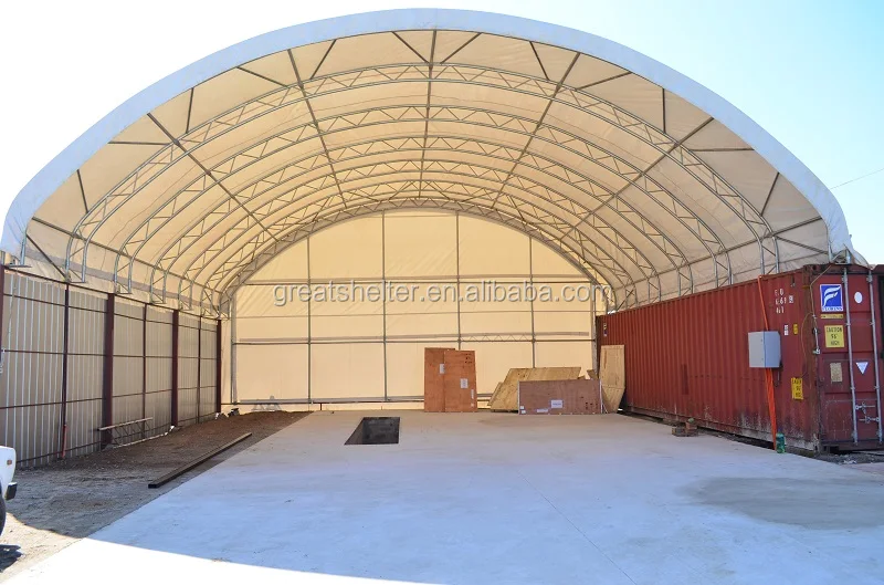 GS Fast Delivery Shipping Container Canopy Roof Storage Tent Shelter Warehouse