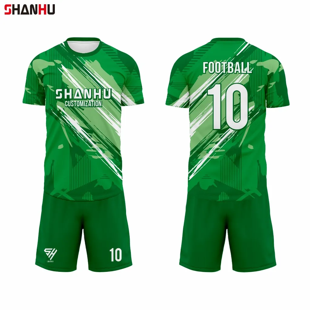 OEM Custom Football  Kit Sublimated Football Uniforms Soccer Retro Wear Cape Verde Soccer Jersey Men Sports Team Football Jersey