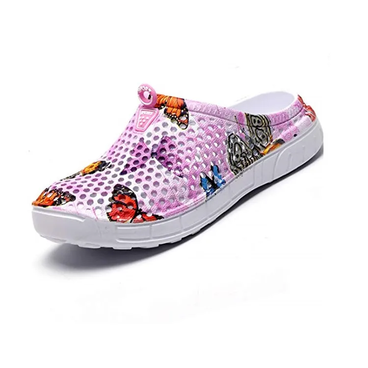 Лидер продаж, летние пляжные тапочки высокого качества, унисекс, сетчатая Забивка