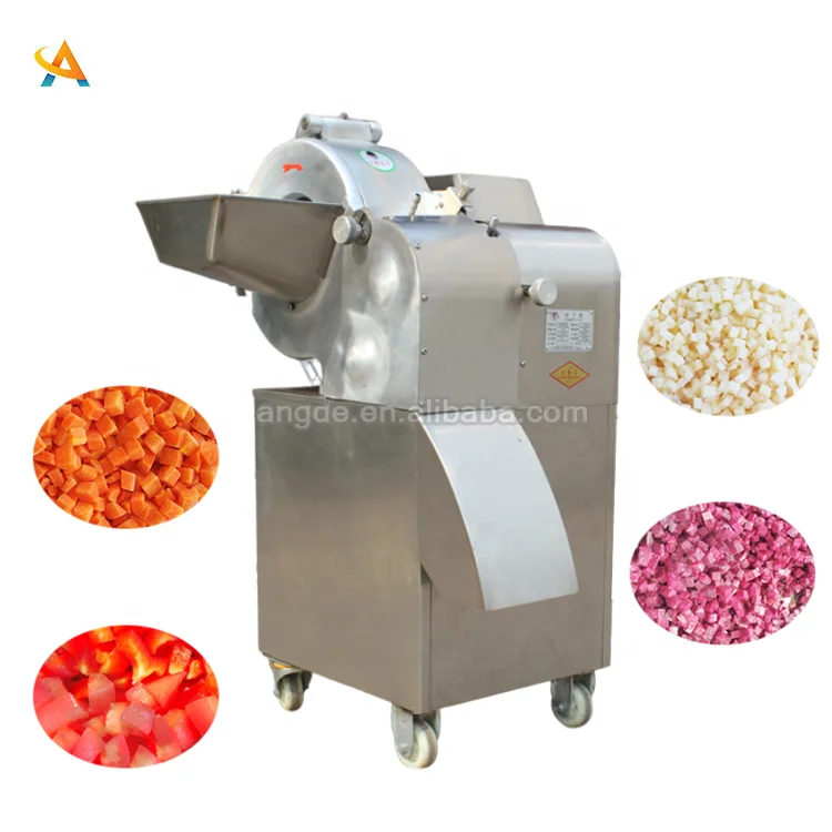 Factory supply carrot onion potato vegetable dicing machine mango fruit cube cutting machine