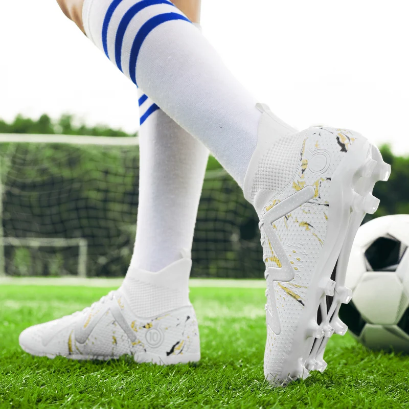 Tacos de fútbol para hombre Botas de fútbol con tachuelas largas
