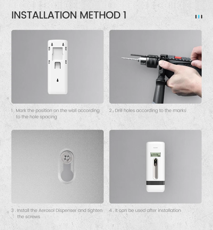 Saige Wall Mounted Timer Spray Aerosol Dispenser - Smart & Sustainable