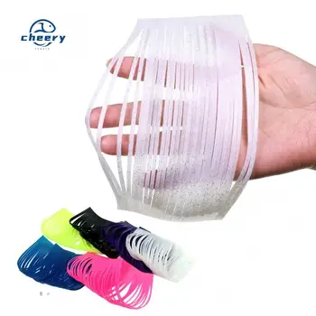 CHEERY 2mm Wide Silicone Skirt Layers for Fly Tying Fishing Lure Flutter Legs and String Materials 15g River Lake Stream – Soft Lure – view 2