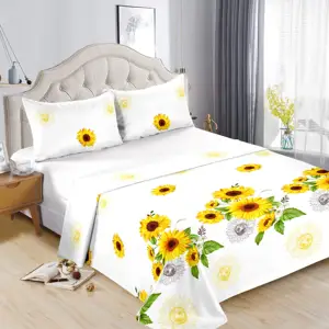 No-Iron Percale Sheet Set 3PCS - Crisp Hotel Feel, 100% Long Staple Cotton, Easy Care