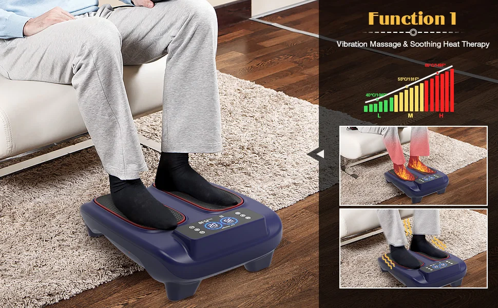 Chinese Foot Massage Machine Model Swing Foot Massager with Heat Shiatsu Kneading and Vibrating