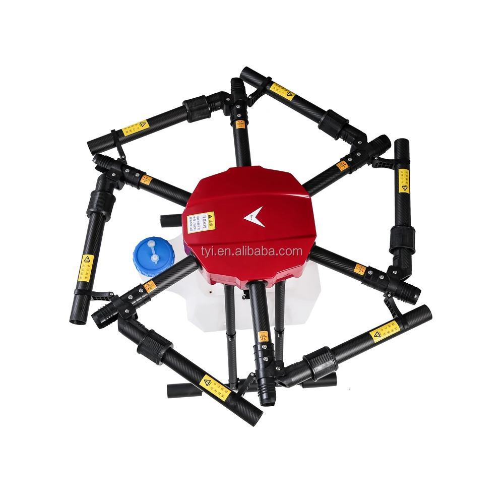 2024 hot sell TYI  carbon fiber drone frame  16L 6 axis  agri uav sprayer drone frame for agriculture drone supplier