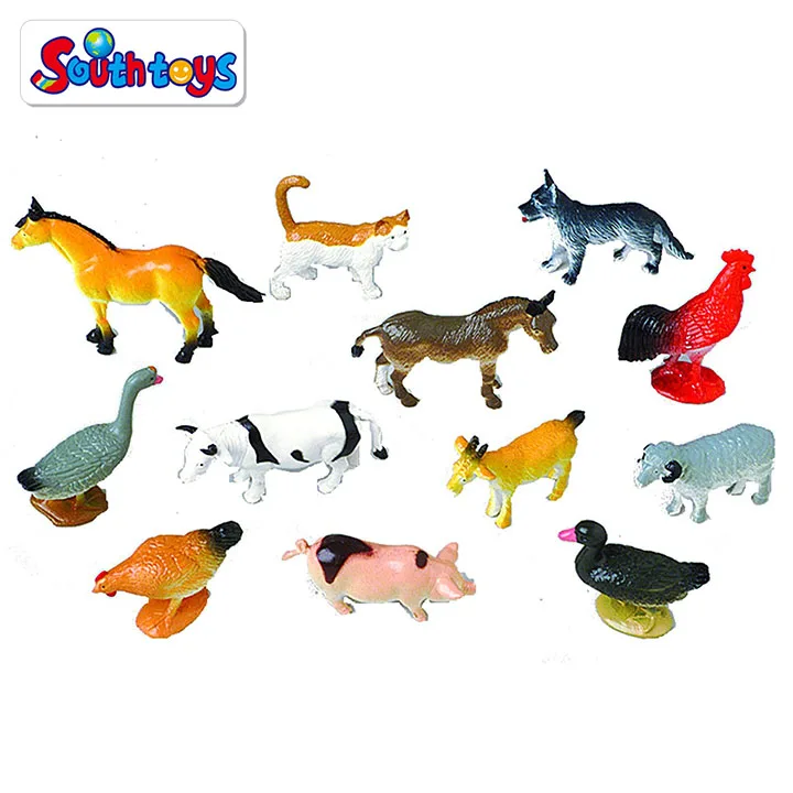 DOUSELLA 12 PCS Figurines d'animaux de la Ferme Réalistes Jouet Animaux de la Fo DOUSELLA 12 PCS Figurines d'animaux de la Ferme Réalistes Jouet Animaux de la Fo