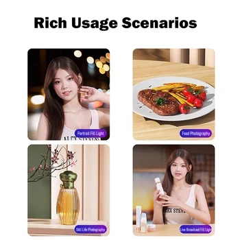 Enujoy Outdoor Mobile Phone Holder for Video Photography Vlog Livestream with Ring Light Makeup Plastic Tripod for Smartphone detail image