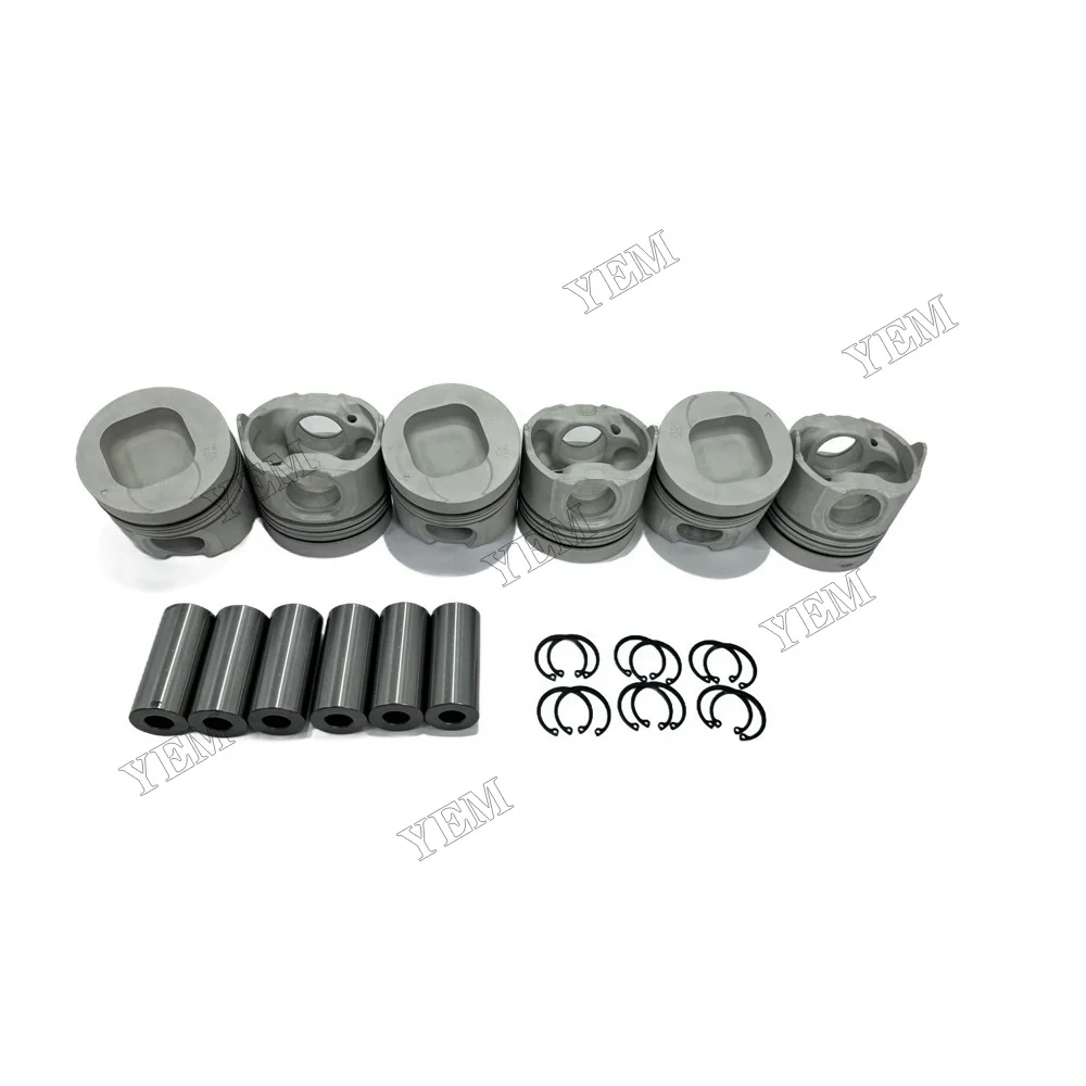 For Isuzu 6SD1 Piston Kit Engine Parts 6