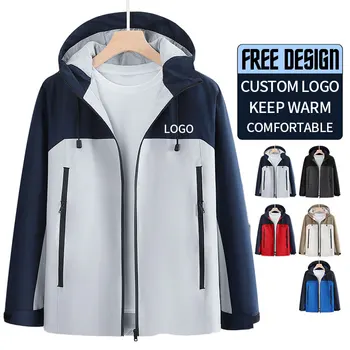 Custom Designed Folding Hood Hiking Jacket Professional Lightweight Outdoor Windbreaker Waterproof Breathable Sports Coat