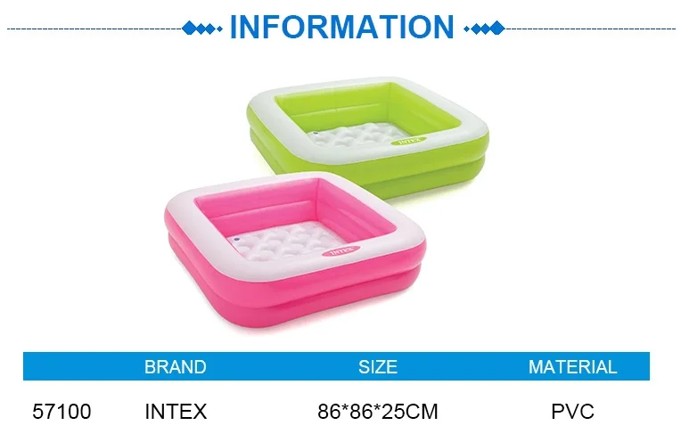 Intex 57100 Inflatable Portable Folding Square Play Box