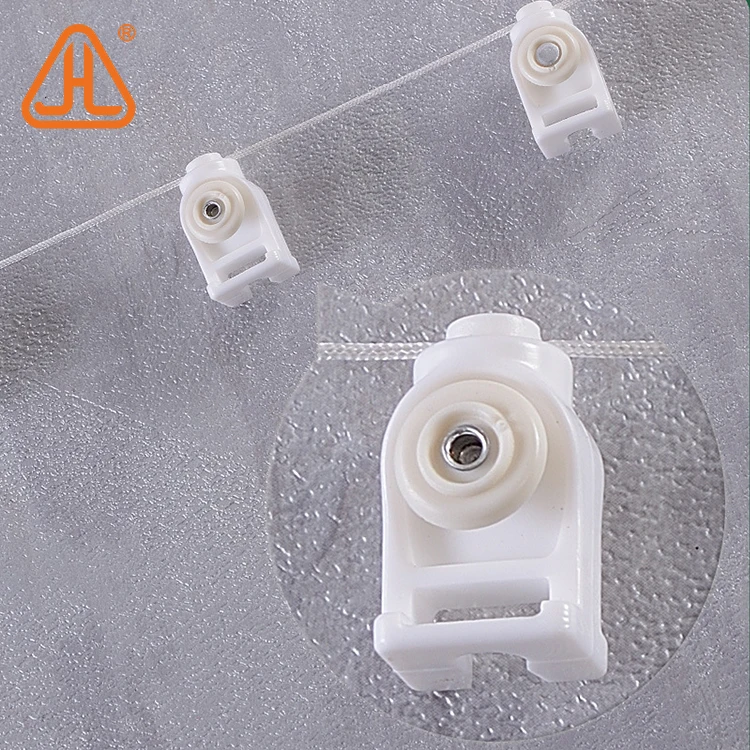 Rollladenrollen Für Vorhänge – 20 Stück, 22x16 Mm, Aus Aluminium/Kunststoff/Metall, Für Deckenschienen, Weiß