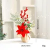 Fleur de Noël rouge