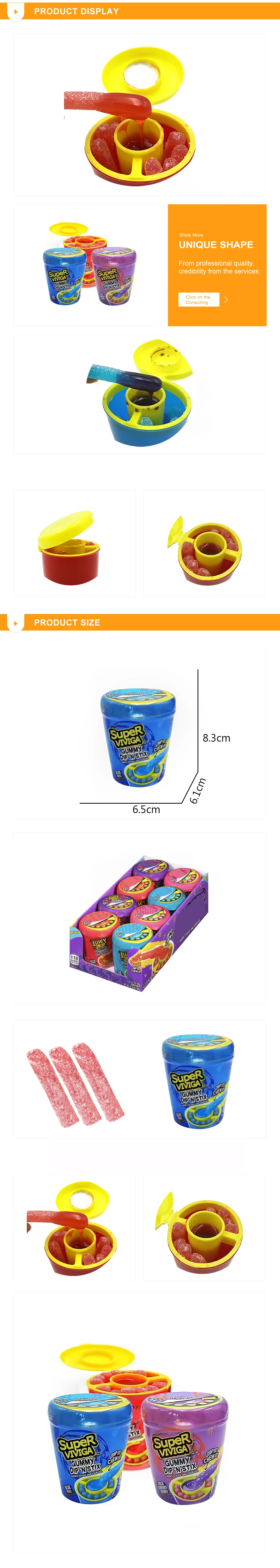 Halal Delicious Sour Juice Soft Gummy Healthy Kids Mix Jelly Fruit