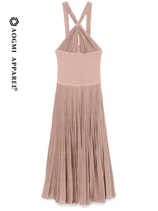 Haute Couture Luxury Fashion Ladies Satin Sleeveless A-Line Off-the-Shoulder Neckline Eco-Friendly Party Gown