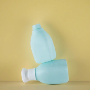 300ml Blue White Pink Children's Shower Gel Shampoo Bottle PE Plastic Bottle