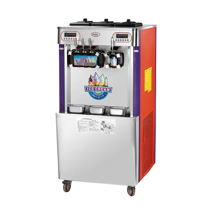 Long Using Time Frozen Yogurt Soft Ice Cream Machine American Soft Serve Ice Cream Machine for the Restaurant