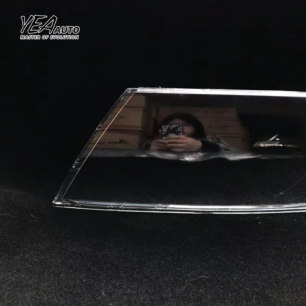 product car headlight glass lampshade cover lens for skoda octavia head light lens cover 2007 2008 2009 headlights cover-3