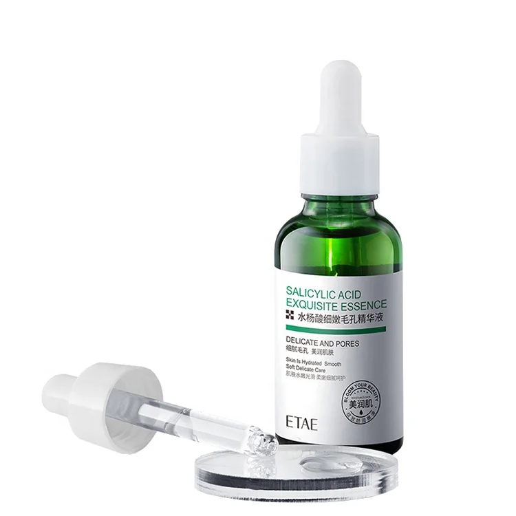Private Label Remove Acne and Marks Firming Remove Black Head Shrink Pores Salicylic Acid Facial Serum