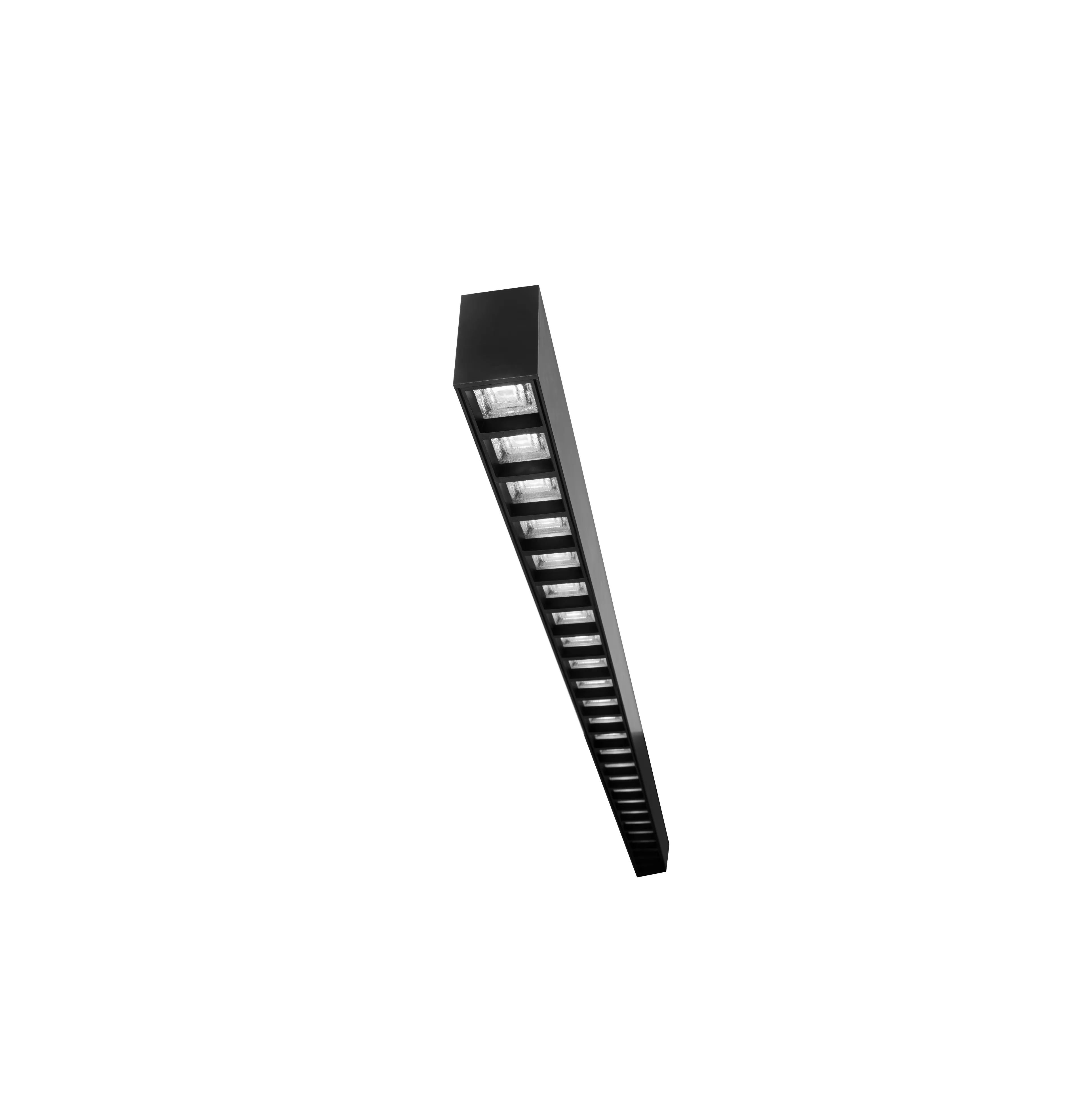 Модуль точечной линии для установки на поверхность офисный алюминиевый линейный свет коммерческий прожектор с антибликовым покрытием помещений