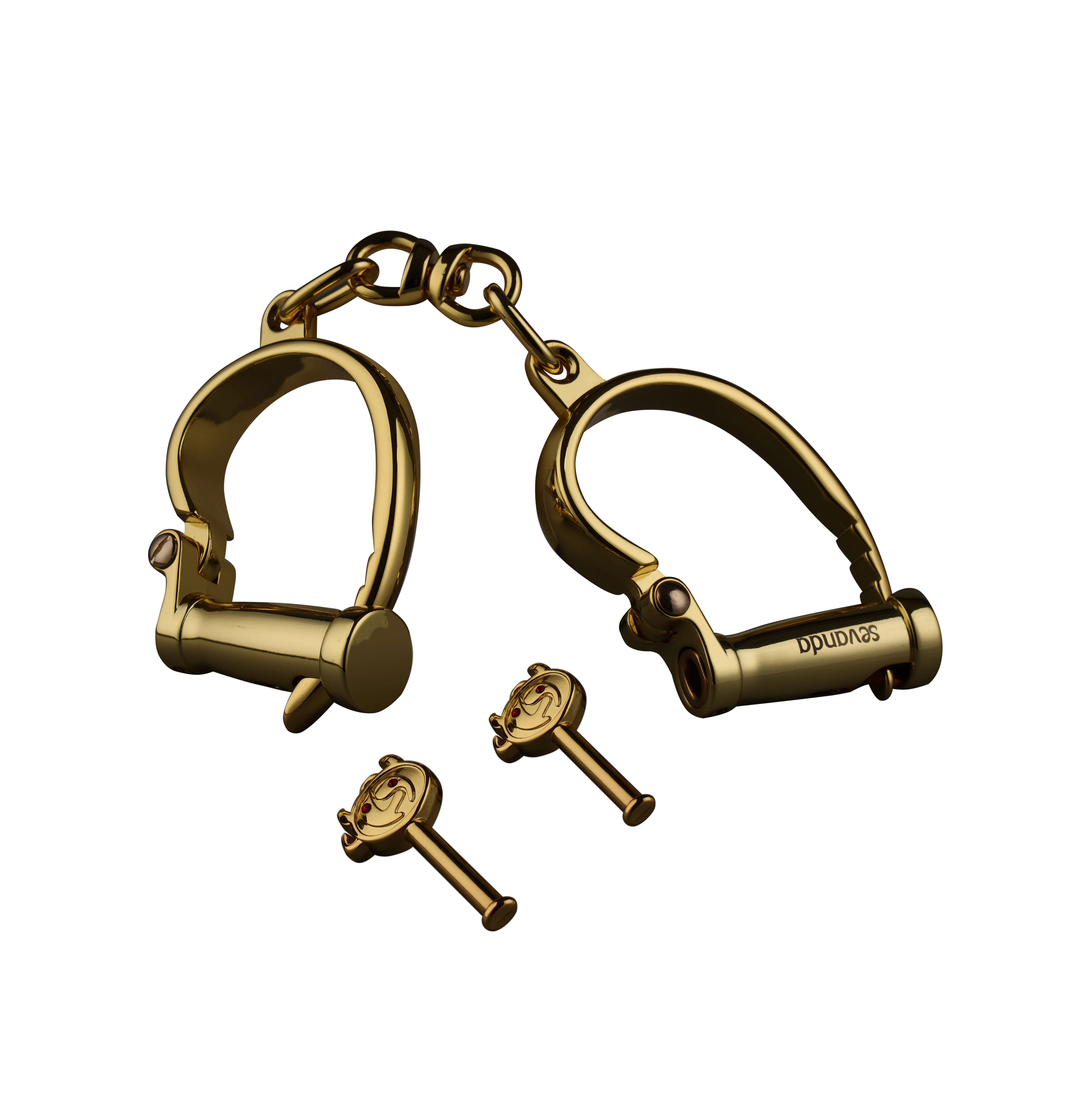 Sevanda   Bondage Kit Handcuffs  Gold Metal  for Sex Games Adjustable  Bondage Gear Sex Toys Adult168026