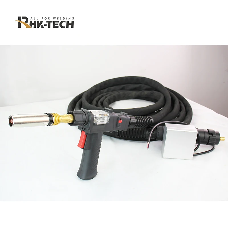 RHK TECH Customized 6M Cable Euro Connector CO2 300Amp Gas Cooled MIG Welding Gun Popular Push Pull Welding Torches